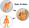 100PCS Halloween Stretchy Skeleton Toys – Squishy Skull Stretchable Fidget Toys for Kids, Non-Candy Halloween Party Favors, Classroom Prizes, Trick-or-Treat Goody Bag Fillers & Stress Relief Toys